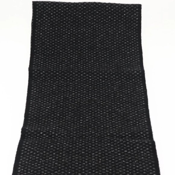 CHANEL Scarf Cashmere Black CC Auth BA5781 - Picture 4 of 10